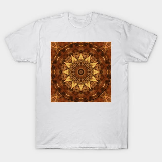 Kaleidoscope in Earth Tones T-Shirt by lyle58